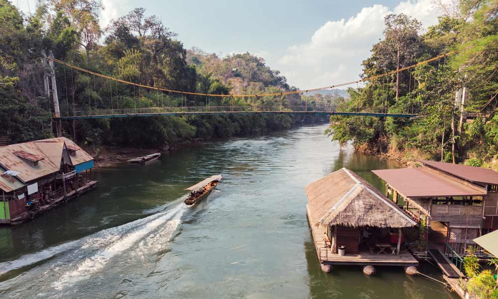 Cruising along the River Kwai